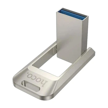 USB флеш накопитель Hoco UD16 128GB USB 3.0 металлический серебристый