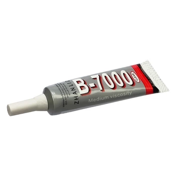Клей силіконовий B-7000, прозорий, 15ml, в тюбику з дозатором