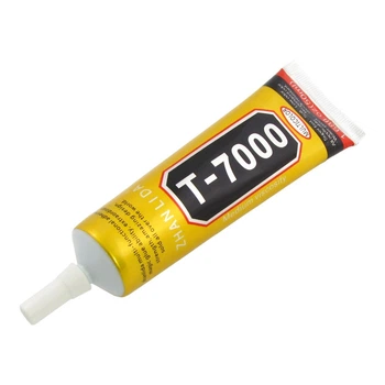 Клей силіконовий T-7000, чорний, 50ml, в тюбику з дозатором