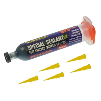 Клей полиуретановый Mechanic SP6 чёрный 30ml шприц быстросохнущий (SP6)