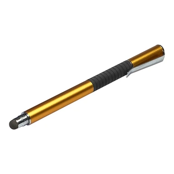 Стилус ёмкостный, высокоточный, Jot Pro двусторонний, алюминиевый, с креплением, золотистый