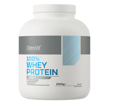 Протеїн Whey Protein 100% OstroVit 2000 гр смак Яблучний пиріг