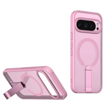 Чехол Color Matte with Metal Stand для Google Pixel 10 / 10 Pro с поддержкой беспроводной зарядки и выдвижной подставкой pink