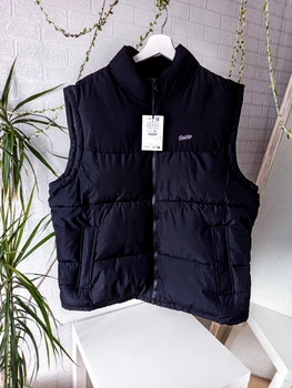 Стеганый жилет PULL&BEAR черный XL арт.8710\516\800