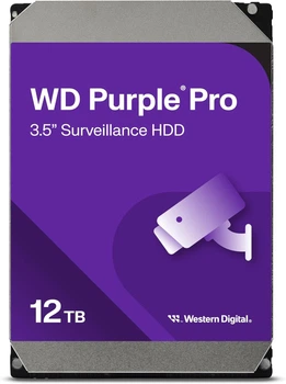 Жорсткий диск WD 12TB 3.5 7200 512MB SATA Purple Pro Surveillance (WD122PURP)