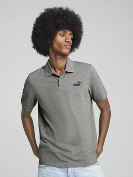 Поло длинное мужское Puma Essentials Foundation 68255203 XL Medium Gray Heather (4067983318047)