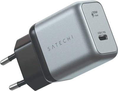 Зарядний пристрій Satechi GaN 30W USB-C PD Space Gray (ST-UC30WCM-EU)