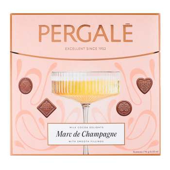 Конфеты Pergale Marc de Champagne Milk Cocoa Delights 114 г