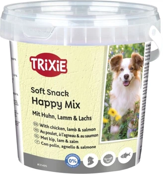Ласощі для собак Trixie Happy Mix Відро пластик 500 г (4011905314952)