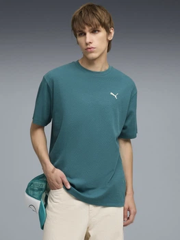 Футболка длинная мужская Puma Essentials Elevated 69201841 XL Emerald Ice (4069161734533)