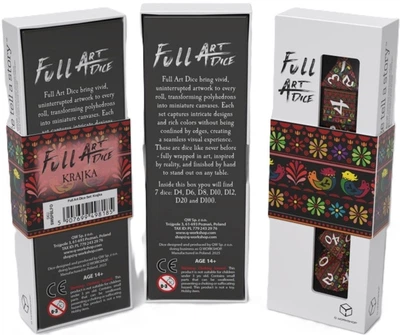 Набір кубиків для гри Q Workshop Full Art Крайка (5907699498185)