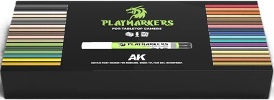 Zestaw playmarkerów AK Interactive Full Range 34 szt (8435568339712)