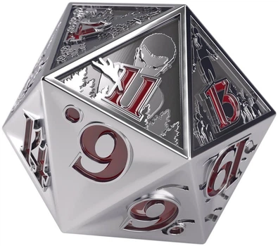 Kostka do gry Gamegenic Stranger Things D20 Hellfire club (4251715405413)