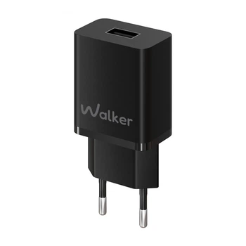 Сетевое зарядное устройство Walker WH-26, 1×USB 2.1A, 10.5W, черный цвет