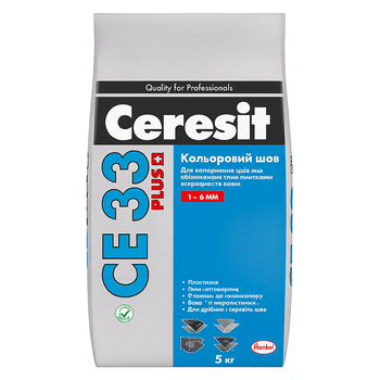 Суміш для заповнення швів Ceresit 33 plus карамель 125