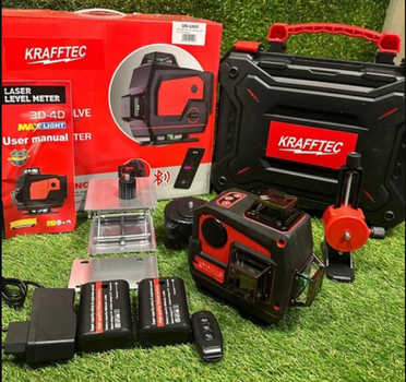 Лазерний уровень форматі 4×360° Дисплей: LCD без треноги