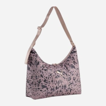Спортивна сумка хобо жіноча середня Puma Pop 09170908 Sandstone-Animal AOP (4069161281730)