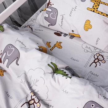 Простынь MirSon Бязь 17-0132 Lion King 150 х 220 см (2200001637658)