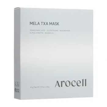 Mela TXA Mask Гідрогелева маска з транексамовою кислотою, глутатіоном та арбутином Arocell 4шт*43g