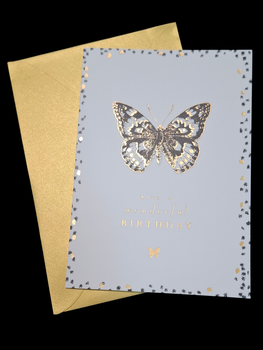Листівка "Best Wishes". 13,5*9,5 см Метелик