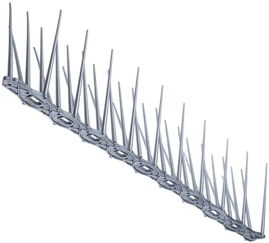 Шипи для відлякування птахів Kadax Dierre 12 шт Сріблясті (K10035)