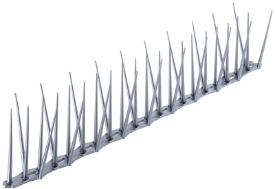 Шипи для відлякування птахів Kadax Dierre 24 шт Сріблясті (K10036)