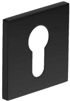 Rozeta na wkładkę Metal-Bud 101128344 BELLA Q SLIM Czarna (5907354081202)