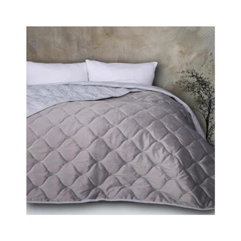 Покрывало MirSon №5051 Velor charm Light gray 180х210 см (2200008376840) MirSon 2200008376840 877413