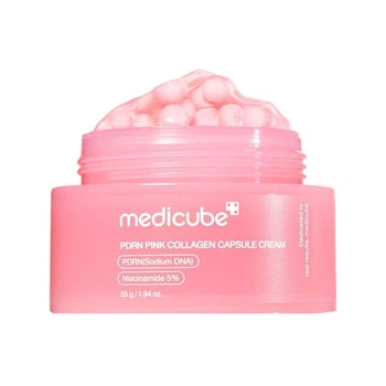 Капсульный крем с коллагеном и полинуклеотидами Medicube PDRN Pink Collagen Capsule Cream 55 g