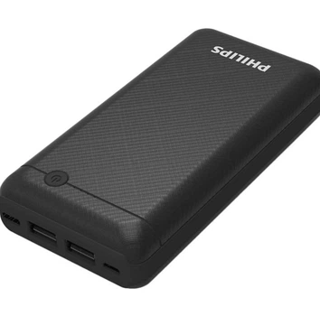 Повербанк Philips 20000 mAh з швидкою зарядкою Black