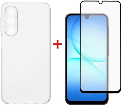 Комплект чехол для смартфона + стекло DENGOS для Samsung Galaxy A17 Transparent (DG-KM-171)