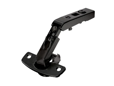 Петля Hettich Sensys 9930 для складных дверей углового шкафа без функции самозакрывания (Intermat 9930), угол открывания 50°, черный обсидиан