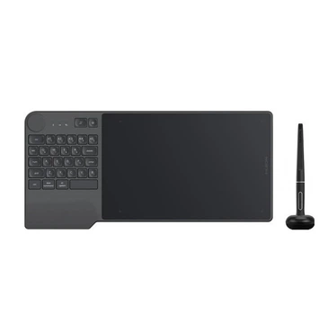 Графический планшет Huion Inspiroy Keydial KD200 черный, 8.9"