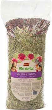 Низькокалорійний корм Vitapol СІНО Vita Herbal 4404 з пелюстками троянд для гризунів 800 г (5904479044044)
