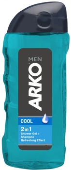 Гель для душа и шампунь Arko Men&nbsp;2 in 1 Cool 260 мл (8690506490867)
