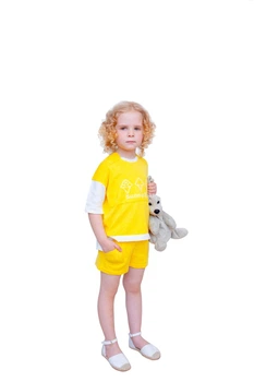 Костюм детский Sunny Day ART KNIT желтый, 116см 016580