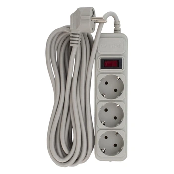 Фільтр живлення Patron EXT-PN-SP-1035-GR, 5m Gray