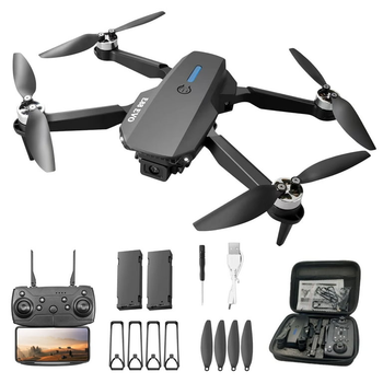 E88 PRO дрон з безколекторними двигунами, FPV, до 100 м, комплект 2 акумулятори