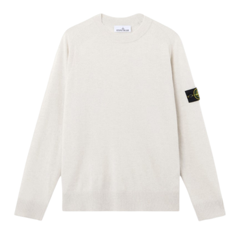 Джемпер в стилі Stone Island модель 5100045, Ivory Melange (SI07001.1L)