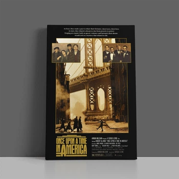 Інтер'єрна картина Одного разу в Америці, Once Upon A Time In America (1984), 42×28 см (id3750)