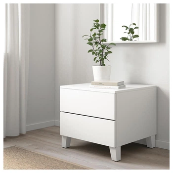 Комод PLATSA на 2 ящика IKEA 092.772.11 белый