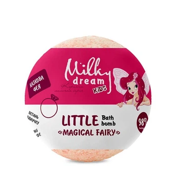 Бомбочка для ванни дитяча Milky Dream kids "Казкова Фея" з сюрпризом, 75 г