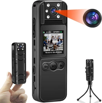 Портативная нагрудная камера SecuraLen FZ-82 1080P Black