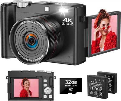 Цифровая камера YiFuar 4K с автофокусом и макросъемкой