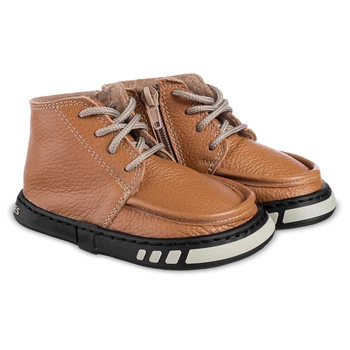 Детские анатомические barefoot демисезонные ботинки Magical Shoes Manul Carmel 28
