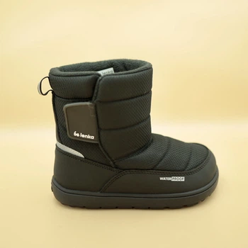 Детские зимние анатомические barefoot сапоги be Lenka Ailo Kids All Black 30
