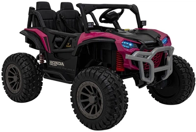Електромобіль для дітей позашляховик Honda Talon 2-місний Рожевий (5903864944013)