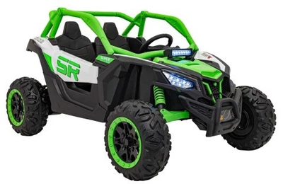 Електромобіль для дітей Buggy SR Super 66 2-місний Зелений (5903864944112)