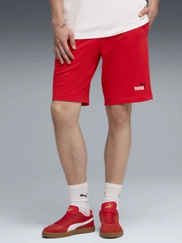 Шорты хлопковые короткие мужские Puma Essentials Graphics 68471511 M For All Time Red (4069161987878)