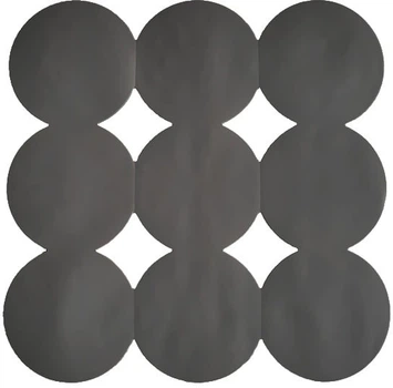 Килимок для душу Gedy Giotto Non Slip 55x55 см Сірий (8003341291733)